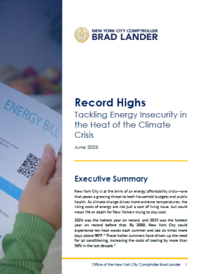Record Highs: Tackling Energy Insecurity in the Heat of the Climate Crisis
